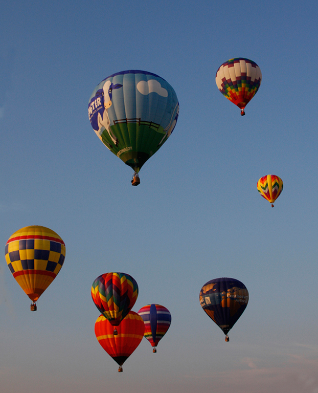 Many baloons